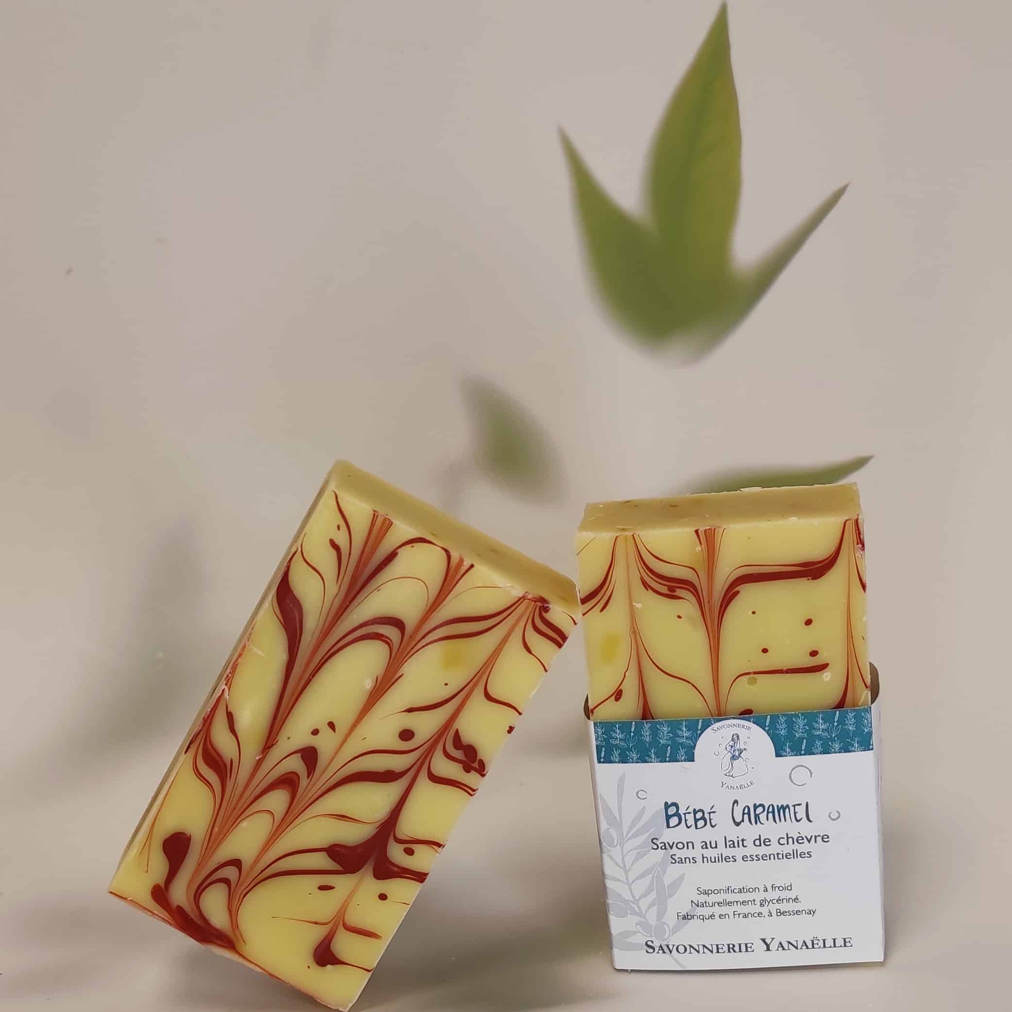 Savon au lait de Chèvre Bébé Caramel