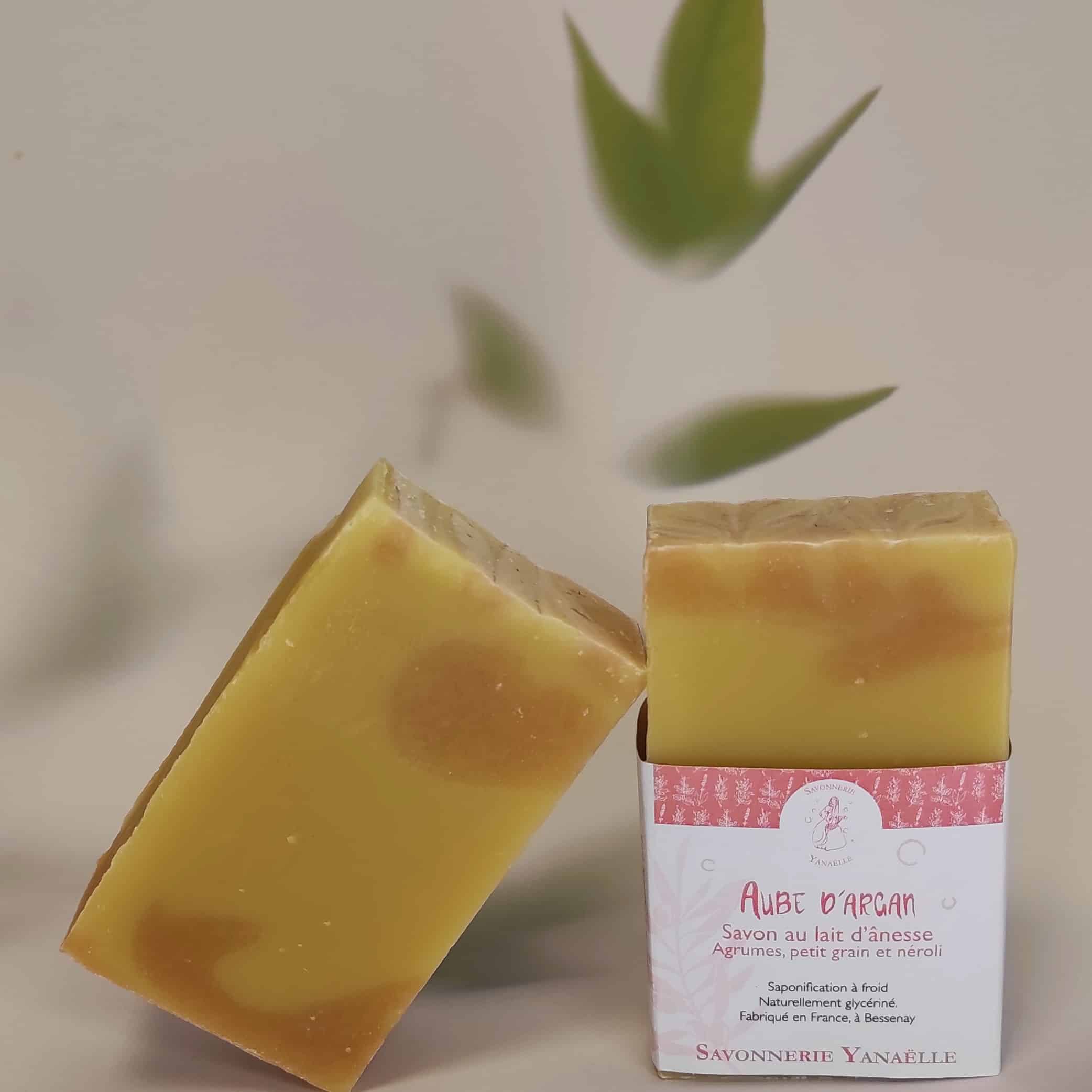 Savon au lait d'Ânesse Aube d'Argan