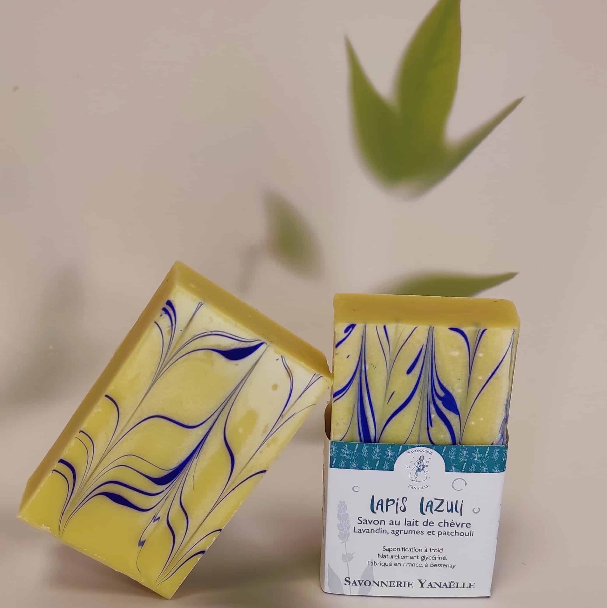 Savon au lait de Chèvre Lapis Lazuli