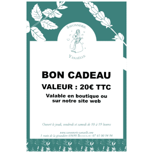 Bon cadeau de 20€ - Savonnerie Yanaëlle