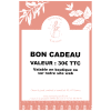Bon cadeau de 30€ - Savonnerie Yanaëlle
